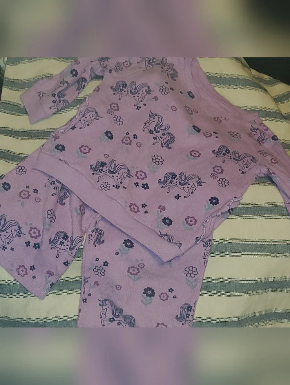 Garanimals Girls Bundle- 2 Sets Thermals + 2 Long Sleeve Shirts 18 Mo ± 2 T!